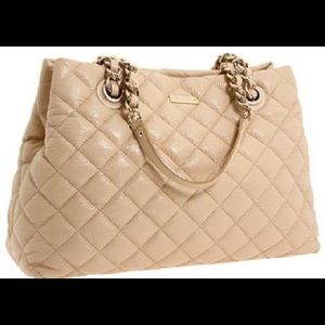 Kate Spade quilted Gold Coast Maryann cream purse